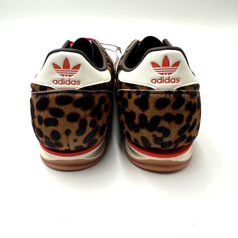 Adidas SL 72 OG Leopard Print Dark Brown JI0189 US Woman's Size 6 - Picture 3 of 6